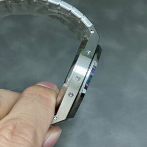 Đồng Hồ Audemars Piguet Royal Oak 26574ST Chế Tác Moissanite Baguette 41mm (6)