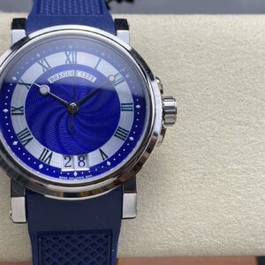 Đồng Hồ Breguet Marine Big Date Chế Tác Màu Xanh Blue Nhà Máy HG 39mm