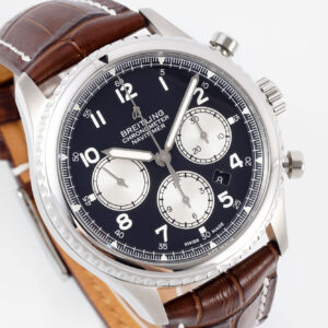 Đồng Hồ Breitling Navitimer Chế Tác Nam Dây Da Màu Nâu Nhà Máy EF 43mm (2)