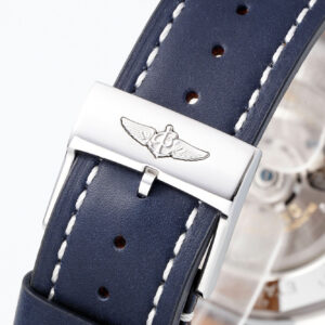 Đồng Hồ Breitling Navitimer Chế Tác Nam Dây Da Màu Xanh Nhà Máy EF 43mm (9)