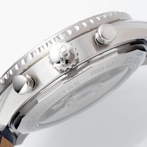 Đồng Hồ Breitling Navitimer Chế Tác Nam Dây Da Màu Xanh Nhà Máy EF 43mm (9)