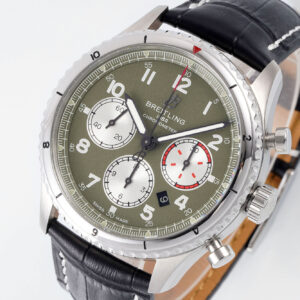 Đồng Hồ Breitling Navitimer Replica 11 Mặt Số Xanh Quân Đội aEF Factory 43mm (9)