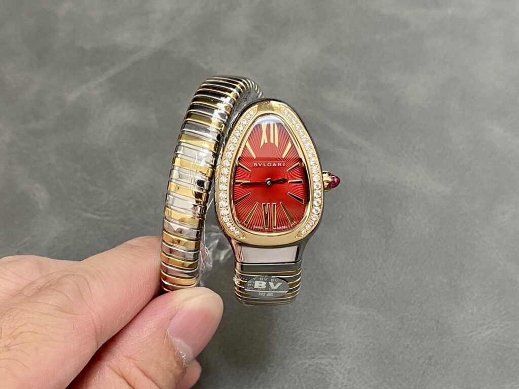 Đồng Hồ Bvlgari Serpenti Demi Gold Nữ Siêu Cấp Hình Rắn 35mm (1)