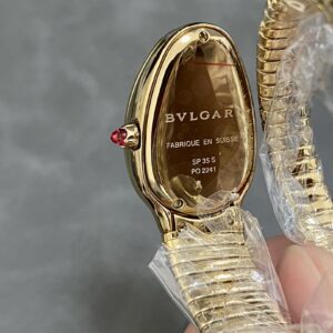 Đồng Hồ Bvlgari Serpenti Nữ Siêu Cấp Hình Rắn Mạ Vàng 35mm (1)