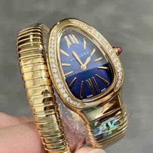 Đồng Hồ Bvlgari Serpenti Nữ Siêu Cấp Hình Rắn Mạ Vàng 35mm (1)