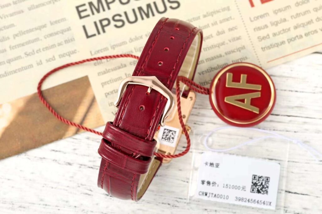 Đồng Hồ Cartier Tank Nữ Đính Đá Replica 11 Nhà Máy AF 22x29mm (4)