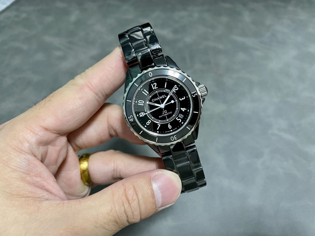 Đồng Hồ Chanel J12 Replica 11 Vỏ Gốm Đen Máy Cơ Thụy Sỹ TW Factory (8)