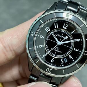 Đồng Hồ Chanel J12 Replica 11 Vỏ Gốm Đen Máy Cơ Thụy Sỹ TW Factory (8)