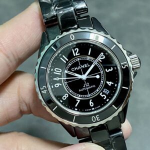 Đồng Hồ Chanel J12 Replica 11 Vỏ Gốm Đen Máy Cơ Thụy Sỹ TW Factory (8)