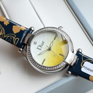 Đồng Hồ Dior Paris Starry Sky Đính Kim Cương Tự Nhiên Dây Da Bê (3)