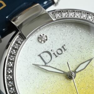 Đồng Hồ Dior Paris Starry Sky Đính Kim Cương Tự Nhiên Dây Da Bê (3)