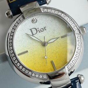 Đồng Hồ Dior Paris Starry Sky Đính Kim Cương Tự Nhiên Dây Da Bê (3)