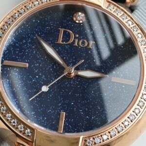Đồng Hồ Dior Paris Starry Sky Rose Gold Đính Kim Cương Thiên Nhiên 35mm (6)