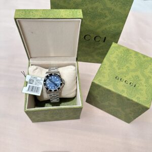 Đồng Hồ Gucci Dive Automatic Mặt Xanh Dương Replica Nam (4)