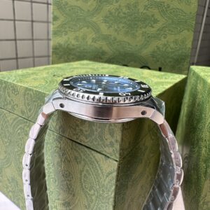 Đồng Hồ Gucci Dive Automatic Mặt Xanh Dương Replica Nam (4)