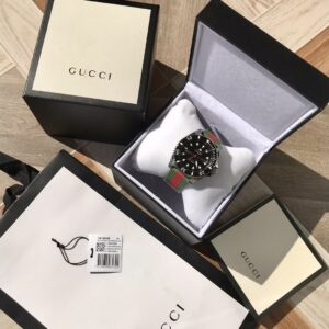 Đồng Hồ Gucci Dive Automatic Nam Dây Vải Siêu Cấp 40mm (7)