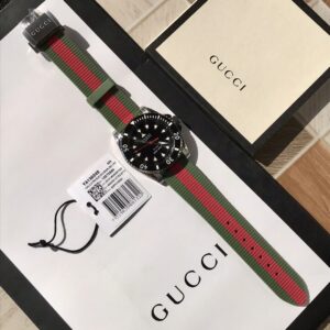 Đồng Hồ Gucci Dive Automatic Nam Dây Vải Siêu Cấp 40mm (7)