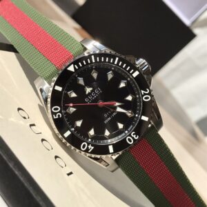 Đồng Hồ Gucci Dive Automatic Nam Dây Vải Siêu Cấp 40mm (7)