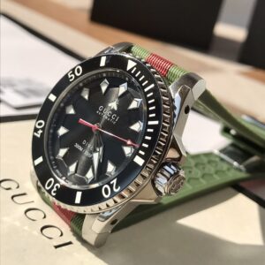 Đồng Hồ Gucci Dive Automatic Nam Dây Vải Siêu Cấp 40mm (7)