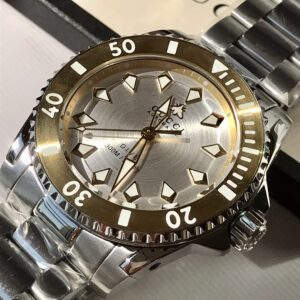 Đồng Hồ Gucci Dive Siêu Cấp Nam Dây Kim Loại Viền Vàng (1)