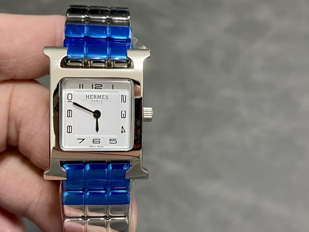 Đồng Hồ Hermes H Hour Nữ Dây Kim Loại Like Auth 26mm (8)