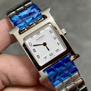 Đồng Hồ Hermes H Hour Nữ Dây Kim Loại Like Auth 26mm (8)