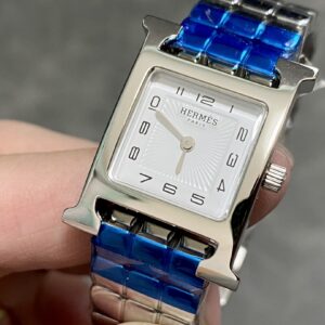 Đồng Hồ Hermes H Hour Nữ Dây Kim Loại Like Auth 26mm (8)