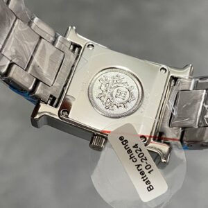 Đồng Hồ Hermes H Hour Nữ Dây Kim Loại Like Auth 26mm (8)