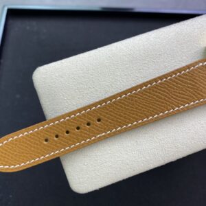 Đồng Hồ Hermes Heure H Nữ Dây Da Màu Nâu Like Auth 26mm (1)