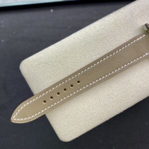 Đồng Hồ Hermes Heure H Nữ Dây Da Màu Xám Like Auth 26mm (1)