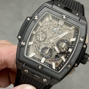 Đồng Hồ Hublot Spirit Of Big Bang Chế Tác Gốm Đen Nhà Máy AAA 42mm (9)