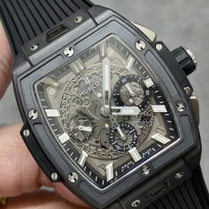 Đồng Hồ Hublot Spirit Of Big Bang Chế Tác Gốm Đen Nhà Máy AAA 42mm (9)