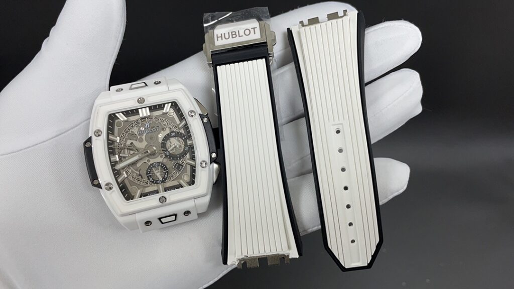 Đồng Hồ Hublot Spirit Of Big Bang Chế Tác Gốm Trắng Nhà Máy AAA 42mm (7)