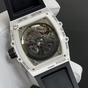 Đồng Hồ Hublot Spirit Of Big Bang Chế Tác Gốm Trắng Nhà Máy AAA 42mm (7)