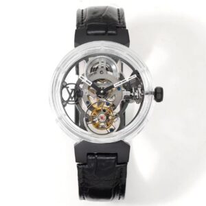 Đồng Hồ Louis Vuitton Chế Tác Tourbillon Sapphire Nam Dây Da 42mm (9)