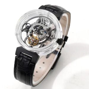 Đồng Hồ Louis Vuitton Chế Tác Tourbillon Sapphire Nam Dây Da 42mm (9)