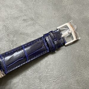 Đồng Hồ Louis Vuitton Tourbillon Chế Tác Vỏ Sapphire Dây Da Cá Sấu 42mm (1)`