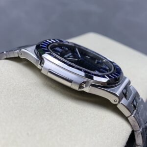 Đồng Hồ Patek Philippe Nautilus 5723 Chế Tác Phủ Vàng Trắng Sapphire Tổng Hợp 40mm (9)