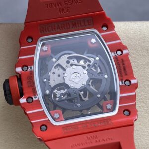 Đồng Hồ Richard Mille RM35-02 Carbon Đỏ Dây Cao Su Nhà Máy R7 (3)