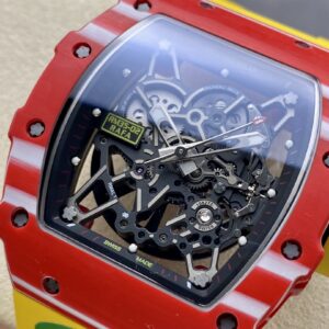 Đồng Hồ Richard Mille RM35-02 Carbon Dây Cao Su Màu Vàng R7 Factory