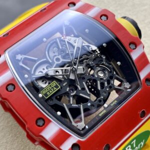 Đồng Hồ Richard Mille RM35-02 Carbon Dây Cao Su Màu Vàng R7 Factory