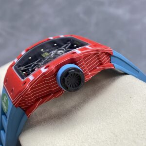 Đồng Hồ Richard Mille RM35-02 Chế Tác Carbon Đỏ Dây Cao Su Nhà Máy RM (1)