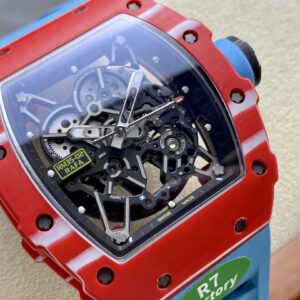 Đồng Hồ Richard Mille RM35-02 Chế Tác Carbon Đỏ Dây Cao Su Nhà Máy RM (1)