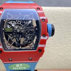 Đồng Hồ Richard Mille RM35-02 Chế Tác Carbon Đỏ Dây Cao Su Nhà Máy RM (1)