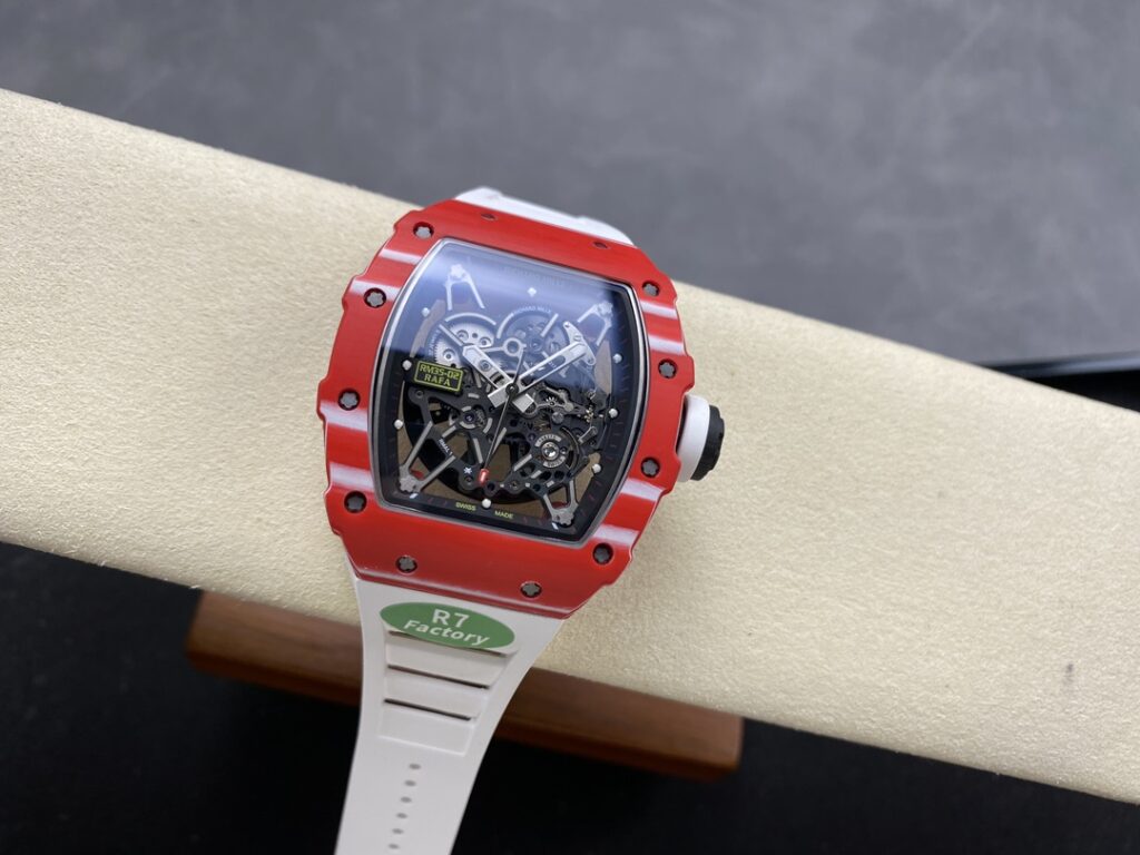 Đồng Hồ Richard Mille RM35-02 Chế Tác Carbon Fiber Màu Đỏ Nhà Máy RM (1)