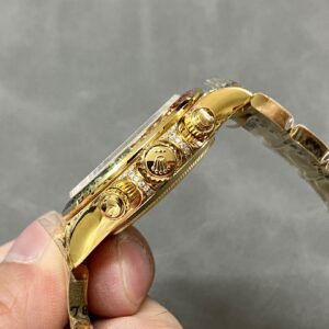 Đồng Hồ Rolex Daytona Rainbow Tùy Chỉnh 220 Grams Moissanite Ruby Sapphire 40mm (9)