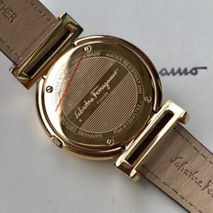 Đồng Hồ Salvatore Ferragamo Minuetto Nữ Màu Nâu Dây Da 37mm (2)