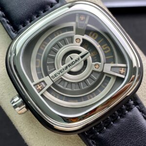Đồng Hồ SevenFriday M1-03 Replica Cao Cấp Dây Da Màu Đen 47mm