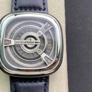 Đồng Hồ SevenFriday M1-03 Replica Cao Cấp Dây Da Màu Đen 47mm (9)