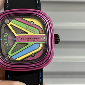 Đồng Hồ SevenFriday M3-04 Pinky Replica Cao Cấp Dây Cao Su